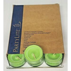 Vintage Partylite Tealights 12 Candles NOS "Guava Caipirinha" p1e/v04817